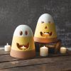 Terra Cotta Candy Corn Luminaries