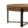 31.29" Modern Retro Splicing Round Coffee Table