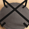 31.29" Modern Retro Splicing Round Coffee Table