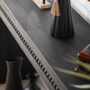 Convenience Concepts Wood Console Table/Desk with Real Wood Beads Decoration