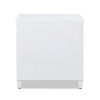 Dauphin 3-Drawer Accent End Table, Grey Cashmere Wood
