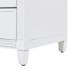 Dauphin 3-Drawer Accent End Table, Grey Cashmere Wood