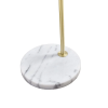 Arched Floor Lamp with Marble Base