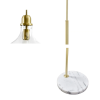 Arched Floor Lamp with Marble Base