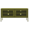 TV Stand Olive Green 41.3"x13.8"x19.7" Steel
