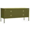 TV Stand Olive Green 41.3"x13.8"x19.7" Steel