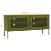 TV Stand Olive Green 41.3"x13.8"x19.7" Steel