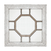 48"x48" Antique Style Decorative Square Wall Mirror with Mirrored Frame, Wall Decor for Living Room Entryway, Console Lean Against Wall