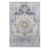 NAAR PAYAS Collection 5X7 Cream/Gold /Medallion Non-Shedding Living Room Bedroom Dining Home Office Stylish and Stain Resistant Area Rug