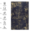 5x8 Area Rug for Bedroom, Washable Rug, Low-Pile, Non-Slip, Non-Shedding, Foldable, Kid&Pet Friendly - Area Rugs for living room, bedroom, kitche