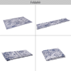 Blue Area Rug 5x8, Washable Rug, Low-Pile, Non-Slip, Non-Shedding, Foldable, Kid & Pet Friendly - Area Rugs for living room, bedroom, kitchen