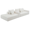 [VIDEO provided]109*68" Modular Sectional Living Room Sofa Set, Modern Minimalist Style Couch, Upholstered Compressed Sofa for Living Room, Bedro