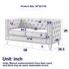 3-seater + 2-seater Combination sofa.GREY VELVET