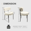 Scalable Dining Table Table Set for 4-8 Person for Dining Room