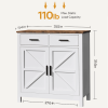 Modern Farmhouse Buffet Cabinet with Storage