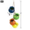 Colorful Fiesta Hanging Pots for Vibrant Home Decor