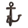 Rustic Anchor Wall Hook for Nautical Decor and Organization