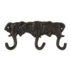 Premium Triple Elephant Wall Hook for Organizing and Decor