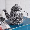 Splattered Enamel Teapot