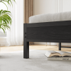 Storage Headboard With Charging Station Queen Size Bed Frame