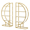 4 Tiers Open Bookshelf, Golden