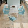 4pcs Modern Stackable Plastic Armchair For Indoor Outdoor Use