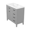 36" Bathroom Vanity With Sink Combo