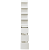 Modern Wooden Tall Bookshelf Bookcase For Living Room