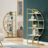 4 Tiers Open Bookshelf, Golden