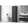 Freestanding Storage Cabinet With Drawer And Adjustable Shelf