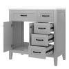 36" Bathroom Vanity With Sink Combo