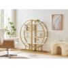 4 Tiers Open Bookshelf, Golden