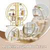 4 Tiers Open Bookshelf, Golden