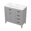 36" Bathroom Vanity With Sink Combo