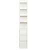 Modern Wooden Tall Bookshelf Bookcase For Living Room