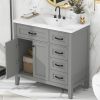 36" Bathroom Vanity With Sink Combo