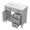 36" Bathroom Vanity With Sink Combo