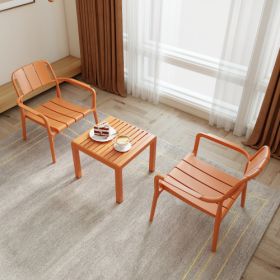 Indoor Outdoor Coffee Table Set (Option: Apricot Brown)