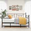 Twin Size Daybed Metal Frame With Trundle Set