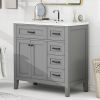 36" Bathroom Vanity With Sink Combo