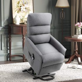 Power Lift Assist Recliner Chair with Remote (Option: Gray)
