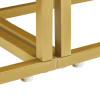 4 Tiers Open Bookshelf, Golden