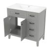 36" Bathroom Vanity With Sink Combo