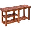 3-Tier Shoe Storage Bench