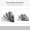 Folding Upholstered Floor Couch Bed