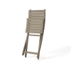 Semi-circular Folding Acacia Weather-resistant Bistro Table And Chairs