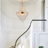 Golden Crystal Chandelier, Large Modern Luxury Chandelier For Living Room, Dining Room, Bedroom, Hallway - Bulb Not Included Unavailable Platform