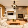 Solid Wood Modern Chandelier For Dining Room, Living Room, Kitchen, Island, Bedroom, Foyer, Height Adjustable, Brown Unavailable Platforms- Welfe