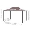 10x13 Aluminum Gazebo Patio Canopy