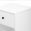 Simple Design White Storage Cabinet With Drawers